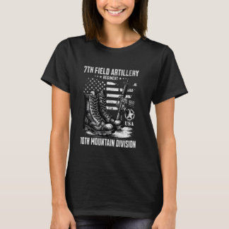 Camiseta 7 Field Artillery Regiment 10th Mountain Divisio