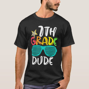 Camiseta 7 Grau Duo Óculos De Sol De Volta Ao Professor G