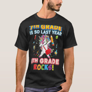 Camiseta 7 Grau É Assim No Ano Passado, Rocks Do 8º Grau