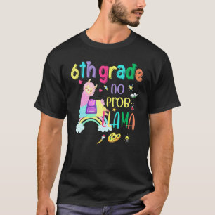 Camiseta 7 Grau Não Prob Llama Raparigas do Sétimo Grau