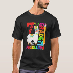Camiseta 7 Grau Sem Prob Llama Primeiro Dia De Volta À Esco