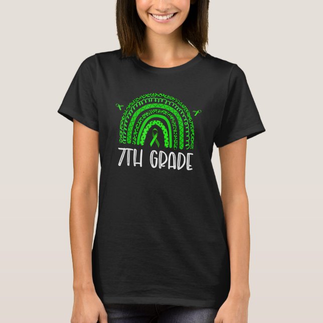 Camiseta 7 Grau Verde Leopardo Rainbow Kids Professores Fie (Frente)