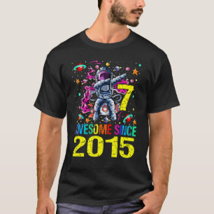 Camiseta 7 Impressionante Desde 2015 Astronaut 7 no Espaço 