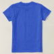 Camiseta 7am SISTER SUPER POWER (Pele Escura) Blue Short (C (Verso do Design)