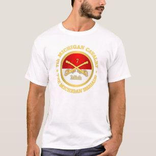 Camiseta 7o Cavalaria de Michigan (rd)