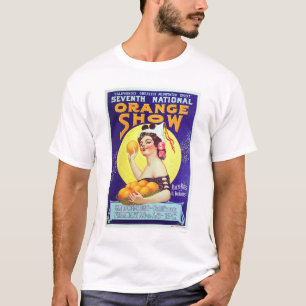 Camiseta 7o Mostra alaranjada nacional 1917