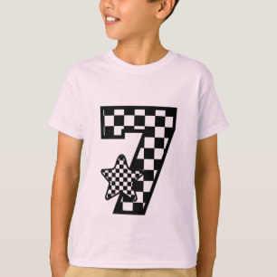 Camiseta 7o Nome feito sob encomenda verificado menino V13