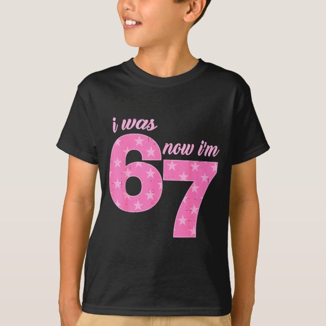 Camiseta 7th Birthday 7 Years Old Boys Kid I Was 6 Now I'm  (Frente)