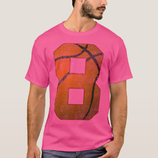 Camiseta 8ª Festa de aniversário, Oito Anos, Bda De Basquet