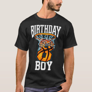 Camiseta 8º aniversário do Bysketbyll 8 anos crianças com i
