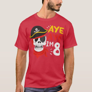 Camiseta 8º Aniversário do Pirata