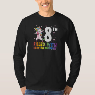 Camiseta 8º cheio de momentos de conto de fadas