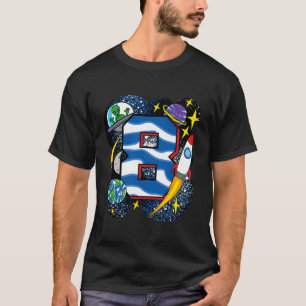 Camiseta 8º Espaço Presente Para A Alienígena