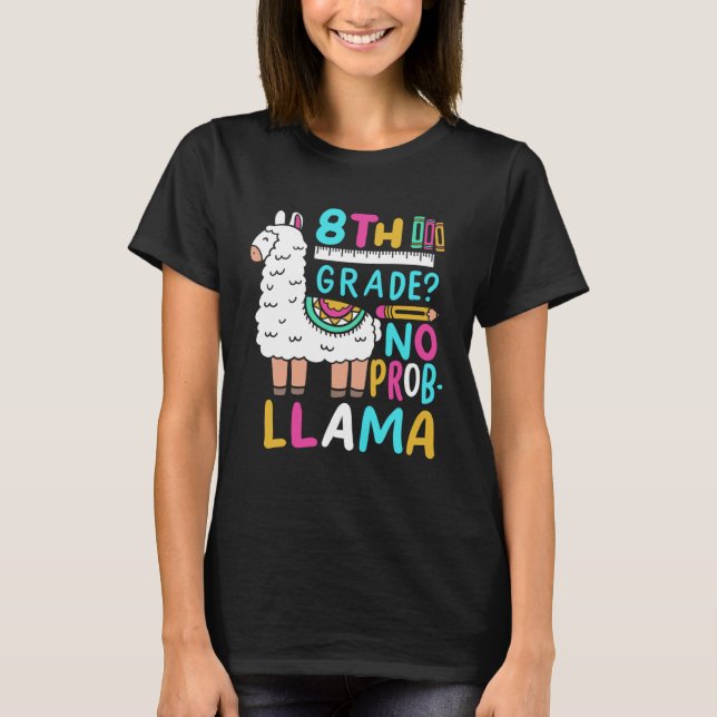 Camiseta 8º Grau Prob Llama Oitava Grama Escola Appa (Frente)