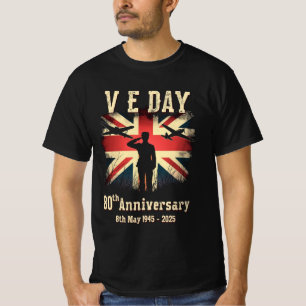Camiseta 80º Aniversário do Dia da Vitória na Europa na Seg