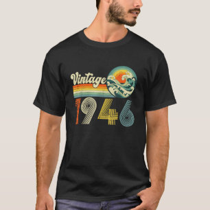 Camiseta 80º Nascido em 1946 Homens e Mulheres Engraçados 8