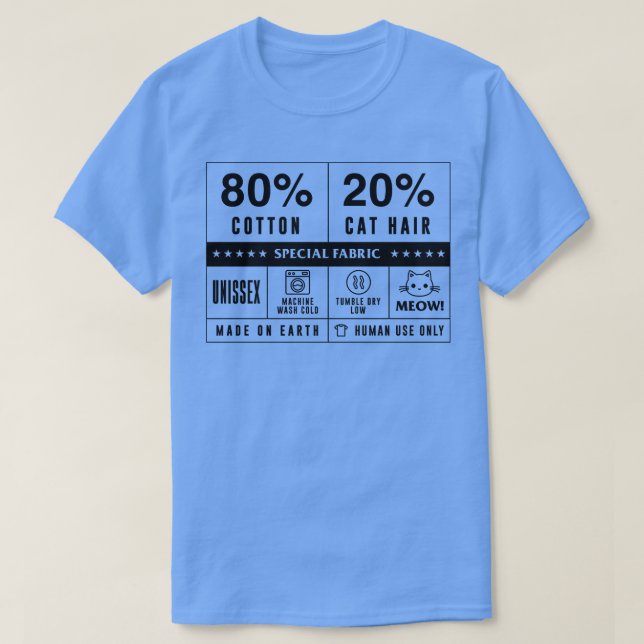 Camiseta 80 Algodão 20 Cabelo de Gato de Tobe Fonseca (Frente do Design)