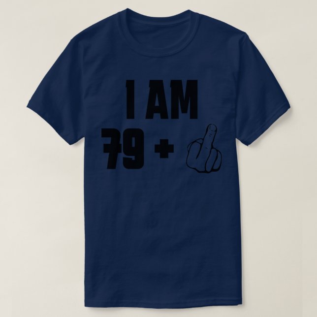 Camiseta 80 aniversário 4 (Frente do Design)