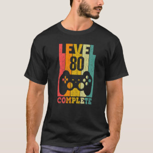 Camiseta 80 Aniversário Mulheres Nível 80 Anos 1942 2