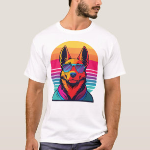 Camiseta 80 anos de arrefecimento canino