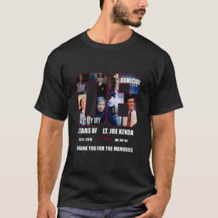 Camiseta 80 Anos De Tenente Joe Kenda Os Meus Agradecimento