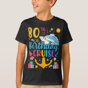 Camiseta 80 Birthday Cruise B-Day Party Boy