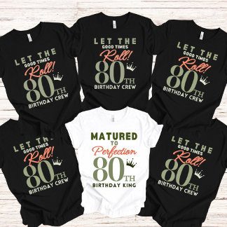 Camiseta 80 Birthday King