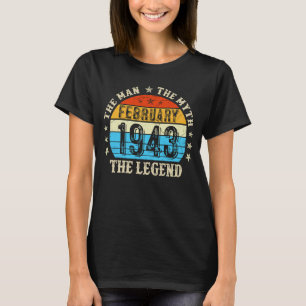 Camiseta 80 de fevereiro de 1943 O Homem Mito Legenda