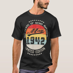 Camiseta 80 De Maio De 1942 Aniversário De 80 Anos De Esfor