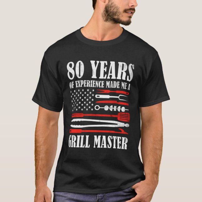 Camiseta 80 de Mestrado de Sinalizador dos Estados Unidos d (Frente)