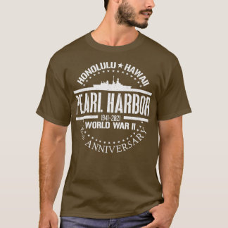 Camiseta 80 de Pearl Harbor Aniversário da 2ª Guerra Mundia