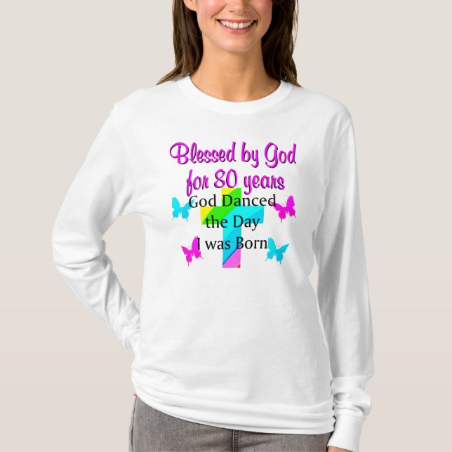 CAMISETA 80 DEUS AMOR (Frente)