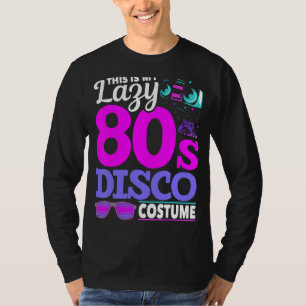Camiseta 80 Disco Music 1980s Festa de Costume Retro 80