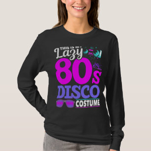 Camiseta 80 Disco Music 1980s Festa de Costume Retro 80