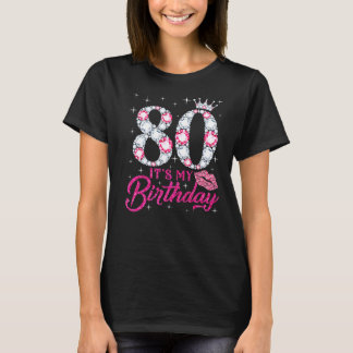 Camiseta 80 É o meu Aniversário de 1942 80 de Aniversário p