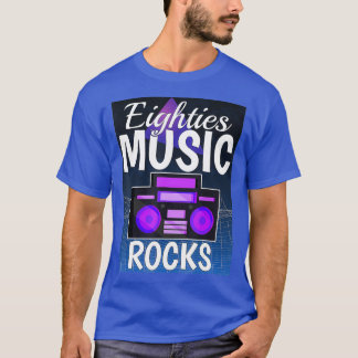 Camiseta 80 Music Rocks