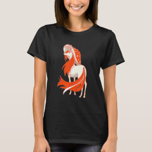 Camiseta 80 Retro Red Spotted Mushroom Unicorn Fantasy Cre
