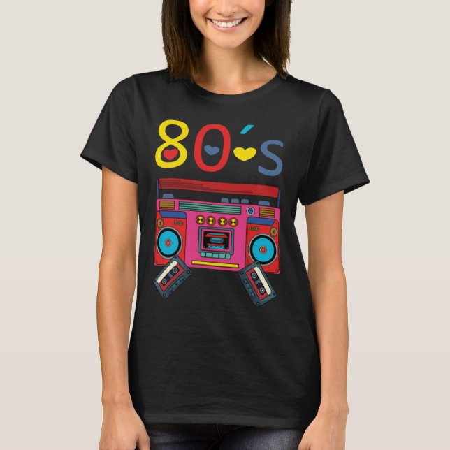 Camiseta 80´s themed party 80 s costume  I love the 80s (Frente)