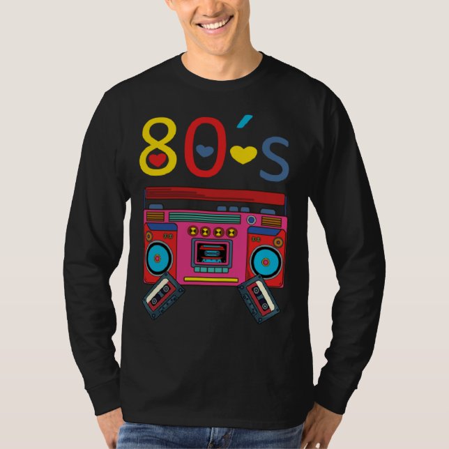 Camiseta 80´s themed party 80 s costume  I love the 80s (Frente)