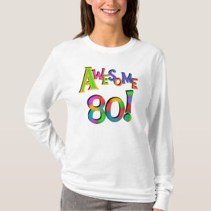 Camiseta 80 t-shirt e presentes impressionantes do