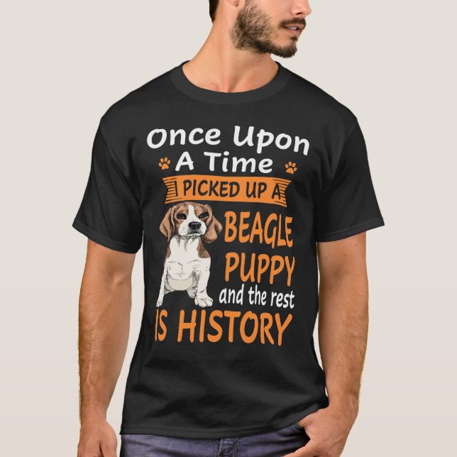 Camiseta 80 Um De Cada Vez - Beagle Puppy (Frente)