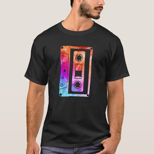 Camiseta 80s 90s Mixtape Cassette Tape Music Retro Party 1 (Frente)