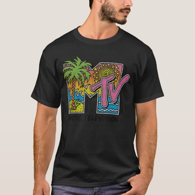 Camiseta 80s Beach Musicelevisionankop vintage friend (Frente)