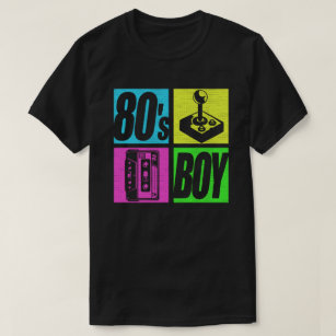 Camiseta 80s Boy 1980s Fashion 80 Theme Party Oitenta