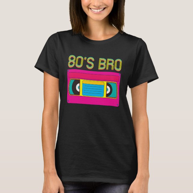Camiseta 80s Bro Vintage Classic Cassette Tape (Frente)