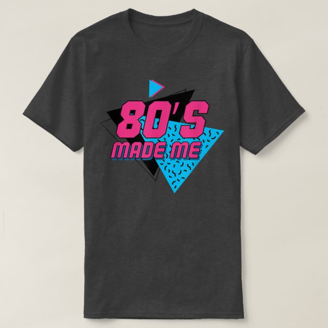Camiseta 80s Made Me, Retro Vintage Music Design  (Frente do Design)