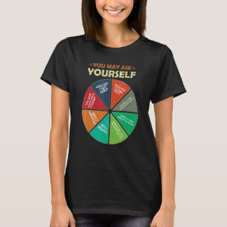 Camiseta 80's Music Retro Lyrics Pie Chart You May Ask Your
