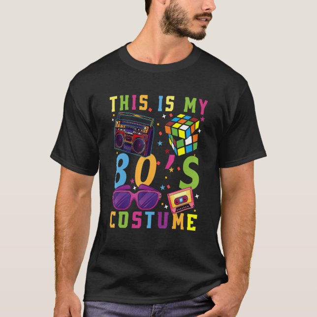 Camiseta 80's Retro Fashion Throwback Culture 1980 Disco Mu (Frente)
