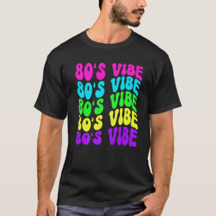 Camiseta 80s Vibe Retro Vintage 1980s, 80s, Partido Musi