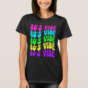 Camiseta 80s Vibe Retro Vintage 1980s, 80s, Partido Musi